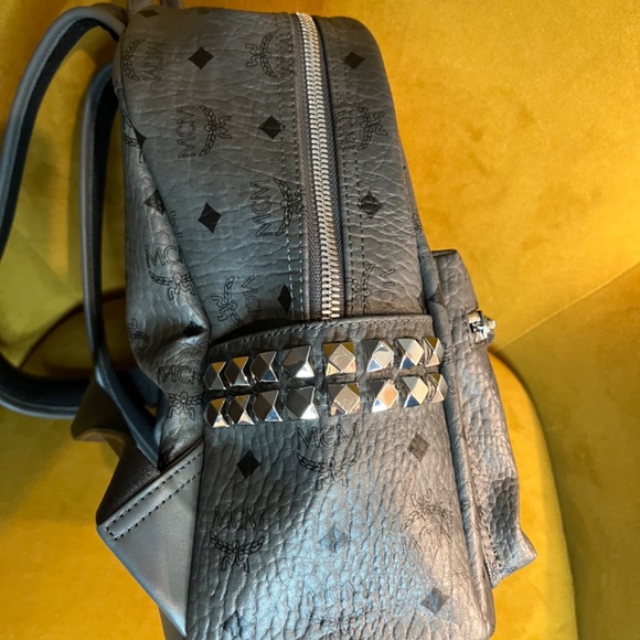 MCM Small Stark Side Backpack Phantom Grey